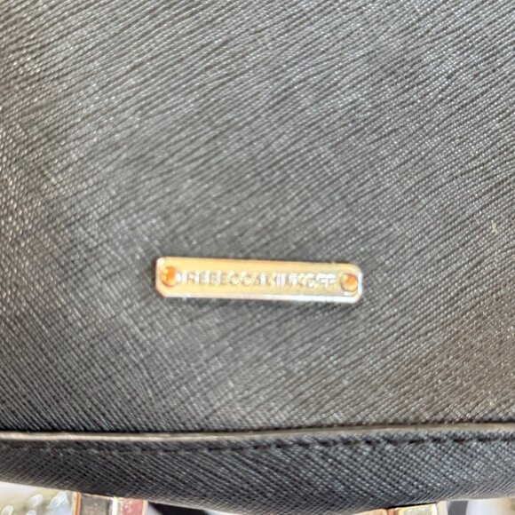 REBECCA MINKOFF Black Leather Avery Crossbody Bag - Picture 3 of 9